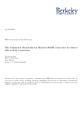 Cover page: The Symmetric Dual Inductor Hybrid (SDIH) Converter for Direct 48V-to-PoL Conversion