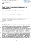 Cover page: Speciated and total emission factors of particulate organics from
burning western U.S. wildland fuels and their dependence on
combustion efficiency