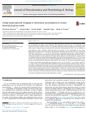 Cover page: Using hyperspectral imaging to determine germination of native Australian plant seeds