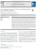 Cover page: Cover cropping and no-till increase diversity and symbiotroph:saprotroph ratios of soil fungal communities