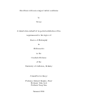 Cover page: Ricci flows with non-compact initial conditions