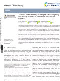 Cover page: Towards understanding of delignification of grassy and woody biomass in cholinium-based ionic liquids