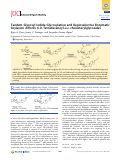 Cover page: Tandem Glycosyl Iodide Glycosylation and Regioselective Enzymatic Acylation Affords 6‑O‑Tetradecanoyl-α‑d‑cholesterylglycosides