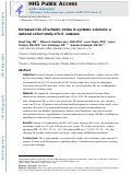 Cover page: Increased Risk of Ischemic Stroke in Systemic Sclerosis: A National Cohort Study of US Veterans