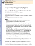 Cover page: A Group-Based Yoga Therapy Intervention for Urinary Incontinence in Women