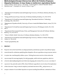 Cover page of Methodological Design Choices Can Affect Air Pollution Exposure Disparity Estimates: A Case Study on California’s Agricultural Sector