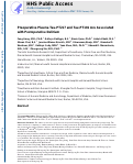 Cover page: Preoperative Plasma Tau-PT217 and Tau-PT181 Are Associated With Postoperative Delirium.