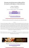 Cover page: The Cancionero de Baena manuscript (PNI): Codicological description and historical evolution