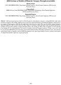 Cover page: ASR Systems as Models of Phonetic Category Perception in Adults