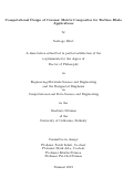 Cover page: Computational Design of Ceramic Matrix Composites for Turbine Blade Applications