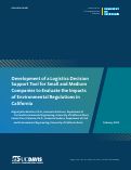Cover page: Development of a Logistics Decision Support Tool for Small and Medium Companies to Evaluate the Impacts of Environmental Regulations in California