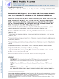 Cover page: Internalized HIV Stigma Is Associated With Concurrent Viremia and Poor Retention in a Cohort of US Patients in HIV Care.