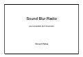 Cover page: Sound Blur Radio