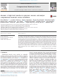 Cover page: Atomate: A high-level interface to generate, execute, and analyze computational materials science workflows