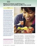 Cover page: Marketplace incentives could bring U.S. agriculture and nutrition policy into accord while improving diets of low-income Americans