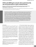 Cover page: IKZF1 and UBR4 gene variants drive autoimmunity and Th2 polarization in IgG4-related disease.