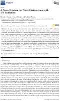 Cover page: A Novel System for Water Disinfection with UV Radiation