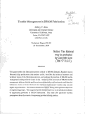 Cover page: Trouble management in DRAM fabrication