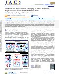 Cover page: Synthesis and Photochemical Uncaging of Alkene-Protected, Polymer-Bound Vicinal Frustrated Lewis Pairs