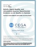 Cover page: Beliefs, Signal Quality, and Information Sources: Experimental Evidence on Air Quality in Pakistan