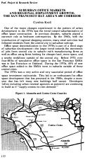 Cover page: Suburban Office Markets and Regional Employment Growth: The San Francisco Bay Area's 680 Corridor