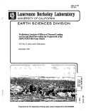 Cover page: Preliminary Analysis of Effects of Thermal Loading on Gas and Heat Flow within the Framework of the LBNL/USGS Site-Scale Model