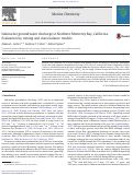 Cover page: Submarine groundwater discharge in Northern Monterey Bay, California:Evaluation by mixing and mass balance models