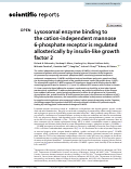 Cover page: Lysosomal enzyme binding to the cation-independent mannose 6-phosphate receptor is regulated allosterically by insulin-like growth factor 2