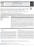 Cover page: Quality of life in the adjuvant setting: A meta-analysis of US Food and Drug Administration approved anti-cancer drugs from 2018 to 2022.