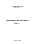 Cover page: RADIATION HAZARDS FROM THE USE OP DENTAL X-RAY UNITS