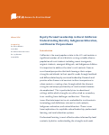 Cover page of Equity-Focused Leadership in Rural California: Understanding Rurality, Indigenous Education, and Disaster Preparedness