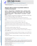 Cover page: Oligogenic Effects of 16p11.2 Copy-Number Variation on Craniofacial Development