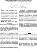 Cover page: Constraining Bayesian Inference with Cognitive Architectures: An Updated Associative Learning Mechanism in ACT-R