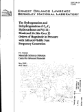 Cover page: The Hydrogenation and Dehydrogenation of C2-C4 Hydrocarbons on Pt(111) Monitored In Situ Over 13 Orders of Magnitude in Pressure With Infrared-Visible Sum Frequency Generation