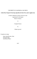 Cover page: A Real-time Temporal Clustering Algorithm for short text, and its applications