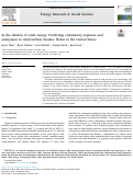 Cover page: In the shadow of wind energy: Predicting community exposure and annoyance to wind turbine shadow flicker in the United States