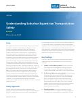 Cover page of Understanding Suburban Equestrian Transportation Safety&nbsp;
