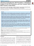 Cover page: Informing Comprehensive HIV Prevention: A Situational Analysis of the HIV Prevention and Care Context, North West Province South Africa