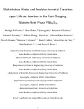 Cover page: Multielectron Redox and Insulator-to-Metal Transition upon Lithium Insertion in the Fast-Charging, Wadsley-Roth Phase PNb
              <sub>9</sub>
              O
              <sub>25</sub>