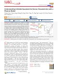 Cover page: Understanding Colloidal Quantum Dot Device Characteristics with a Physical Model