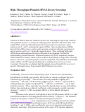 Cover page: High-Throughput Plasmid cDNA Library Screening