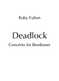 Cover page: Deadlock I.