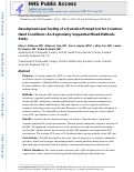 Cover page: Development and Testing of a Question Prompt List for Common Hand Conditions: An Exploratory Sequential Mixed-Methods Study