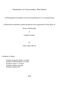 Cover page: An ethnographic investigation of the evolving dynamics of a learning ecology