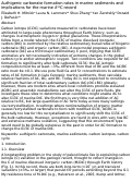 Cover page: Authigenic carbonate formation rates in marine sediments and implications for the marine δ 13C record