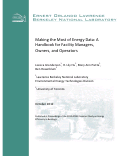 Cover page: Making the Most of Energy Data:  A Handbook for Facility Managers, Owners, and Operators