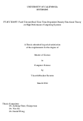 Cover page: FT-RT-TDDFT: Fault Tolerant Real-Time Time-Dependent Density Functional Theory on High Performance Computing Systems