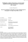 Cover page: Modeling the resolution of inexpensive, novel non-seismic geophysical monitoring tools to monitor CO2 injection into coal beds