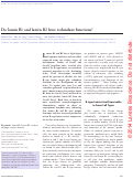 Cover page: Do lamin B1 and lamin B2 have redundant functions?