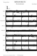 Cover page: Miniature IX